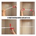 AES US Tension Rods-Shower Curtain Rod-Spring Tensions Rod-Adjustable Length For  Cupboard Bars  Kitchen  Cabinets  Shower Curtains  Doors & Windows  Load-bearing 1.1-5.5ib - B07CVVZD2Q